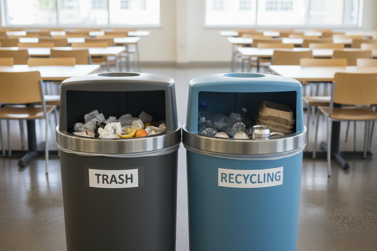 Trash & Recycle Bins