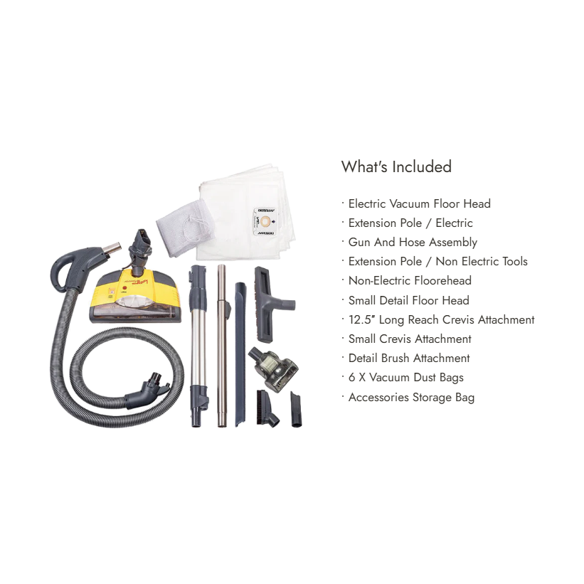 Vapamore MR-500 Vento Commercial Canister Vacuum System